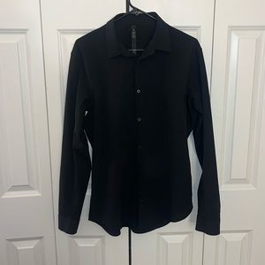 Lululemon Men’s Black Button down shirt